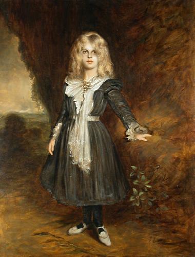 Franz von Lenbach Marion, die Tochter des Kunstlers Sweden oil painting art